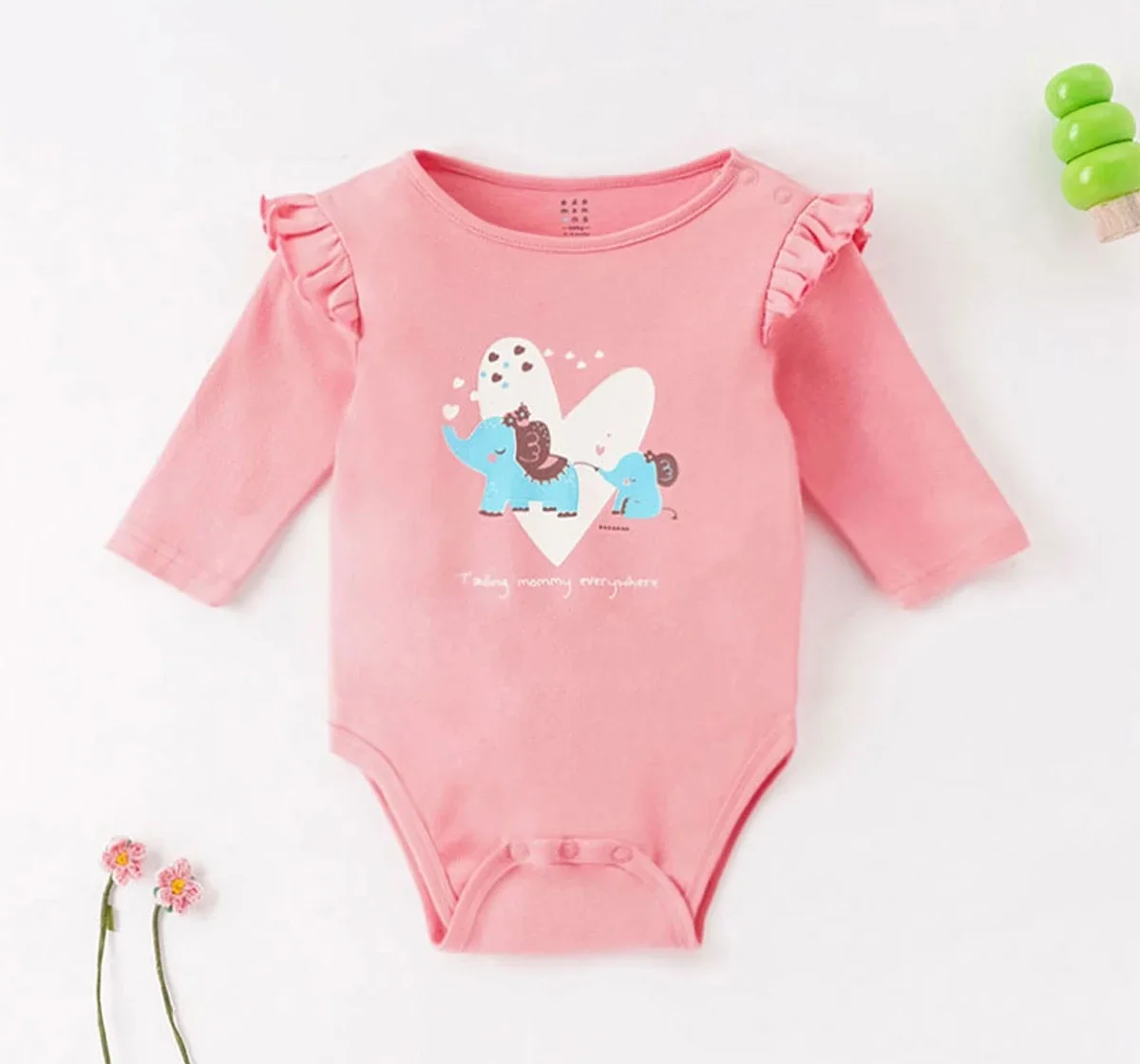Baby Girls Full Sleeves Bodysuit