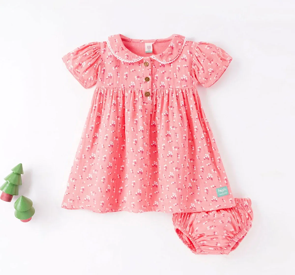 Baby Girls Floral Printed Dress