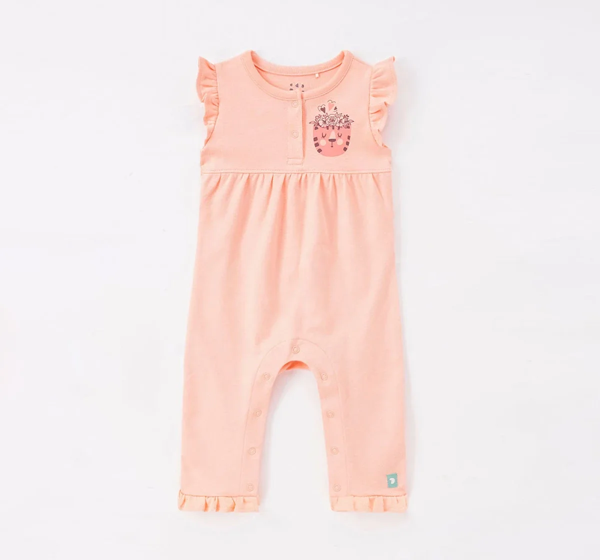 Girls Printed Romper