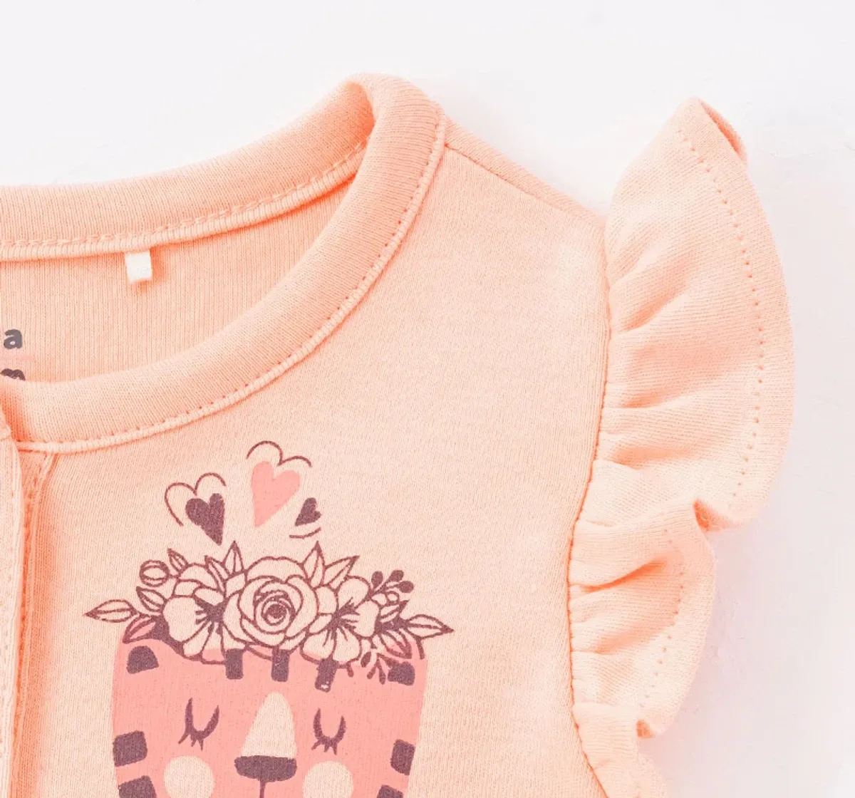 Girls Printed Romper