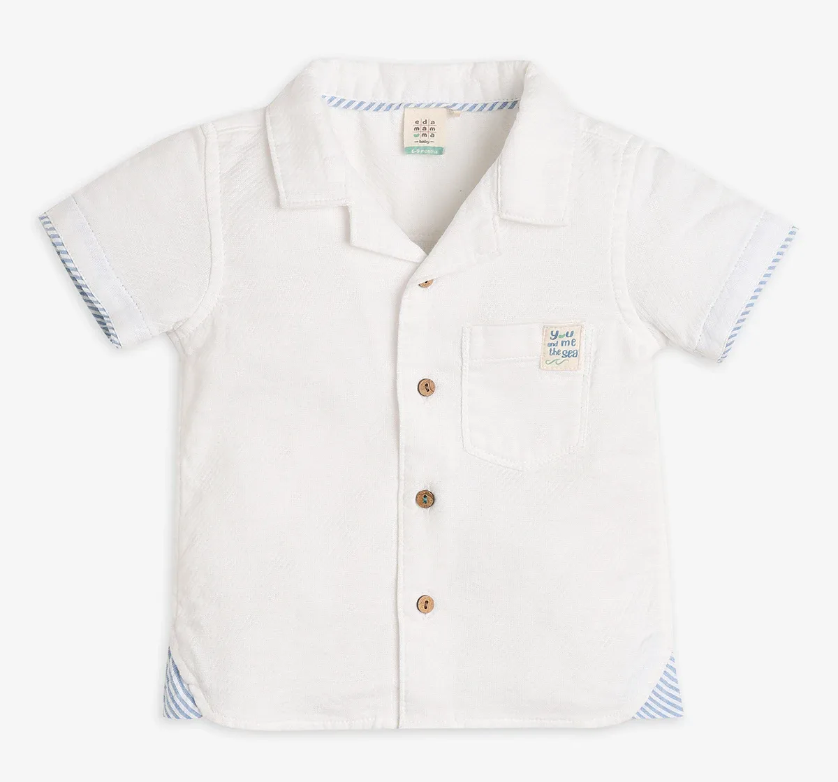 Infant Boys Co-ord Set - White & Blue
