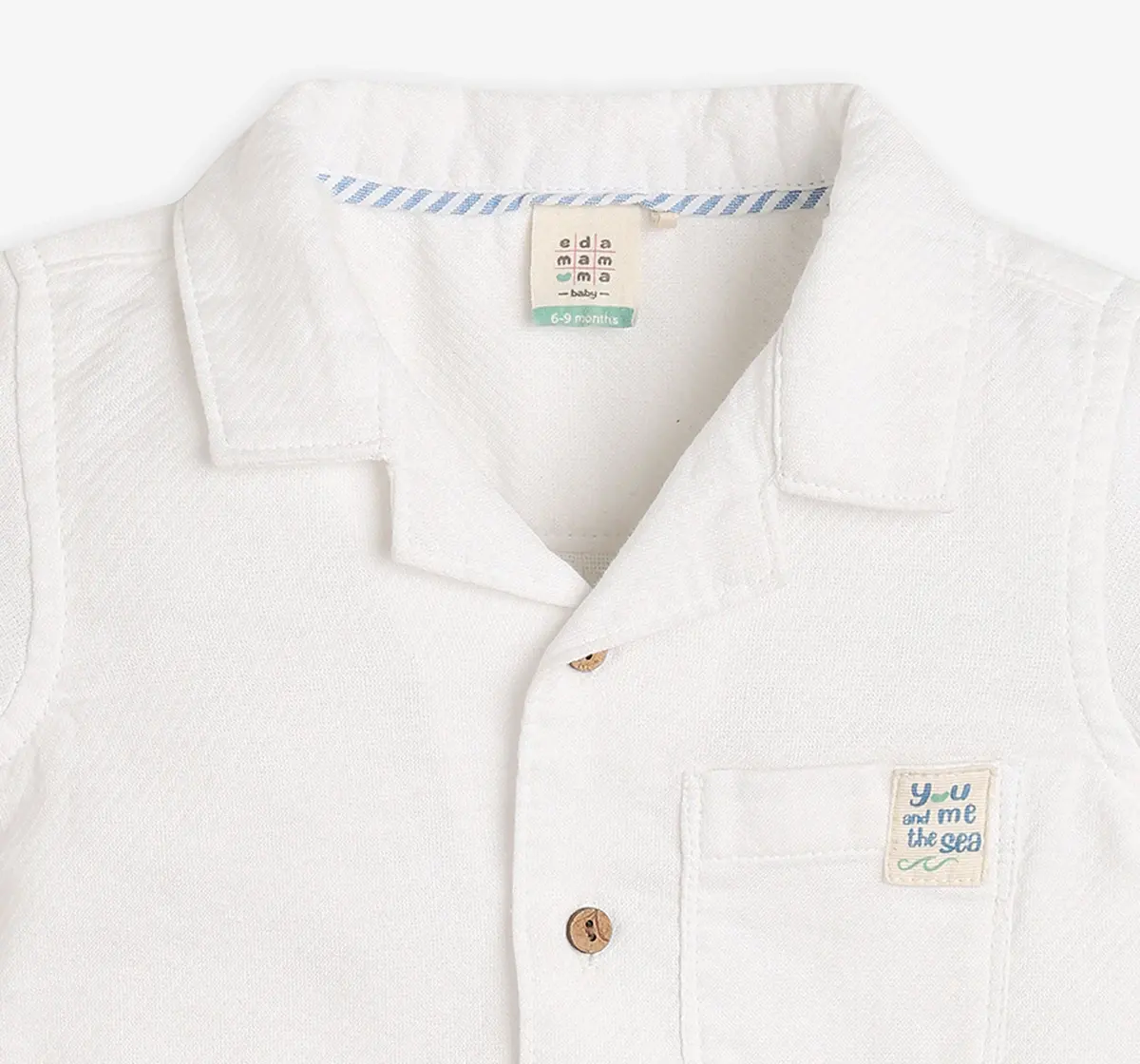 Infant Boys Co-ord Set - White & Blue