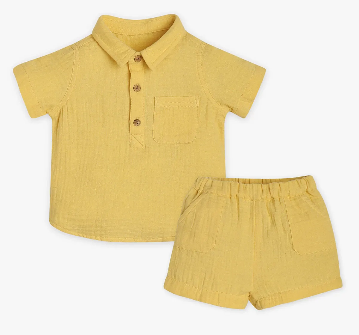 Infant Boys Co Ord Set-Yellow
