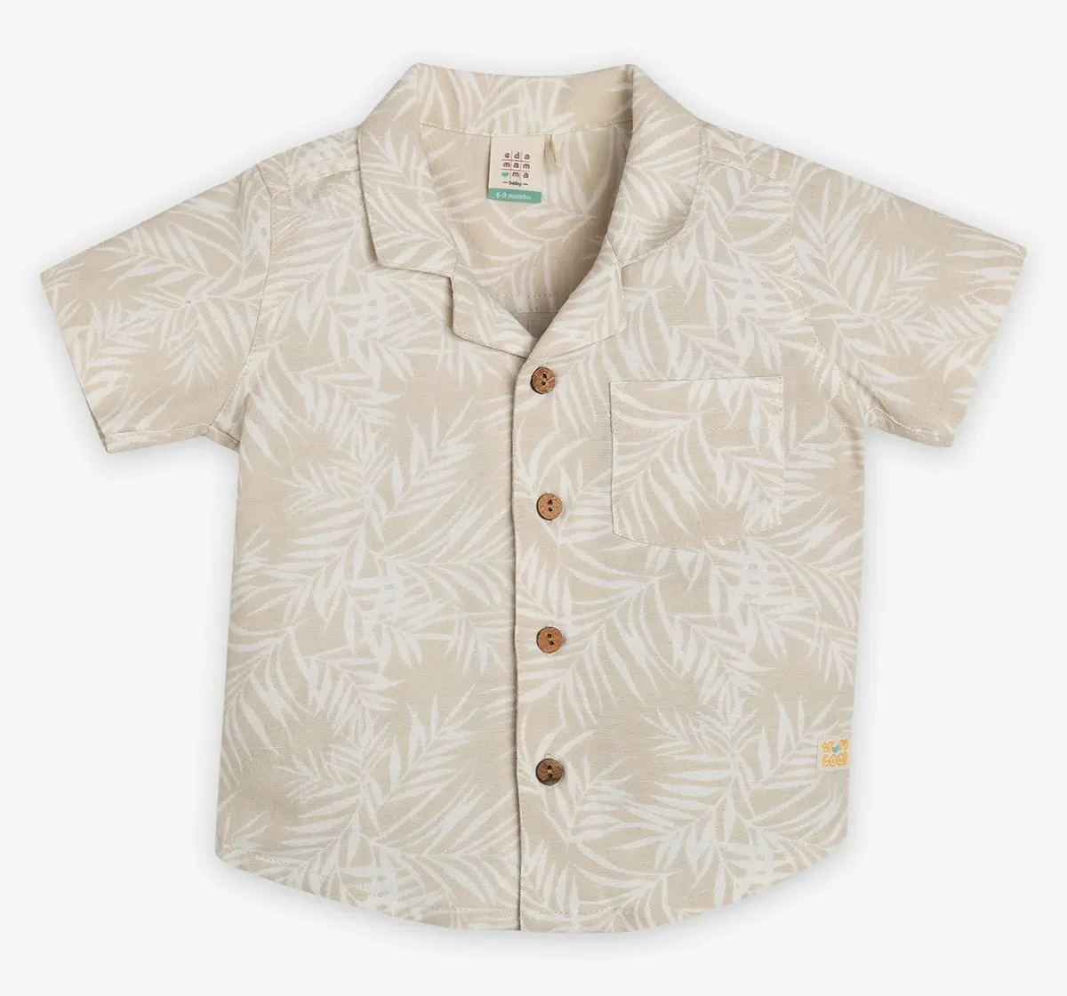 Infant Boys Printed Co-ord Set - Beige