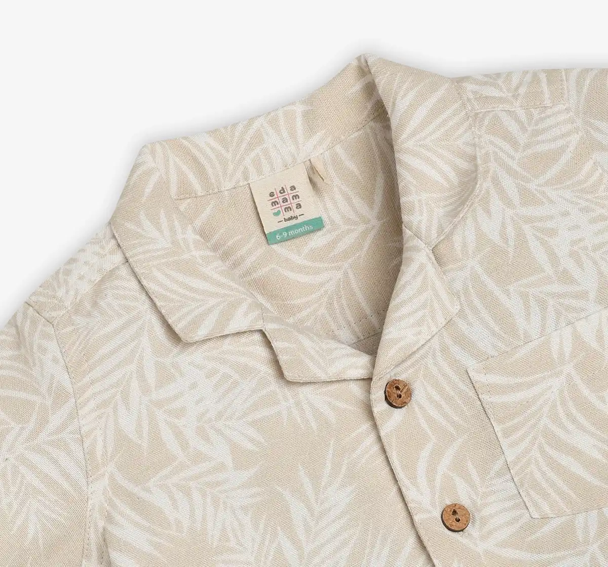 Infant Boys Printed Co-ord Set - Beige