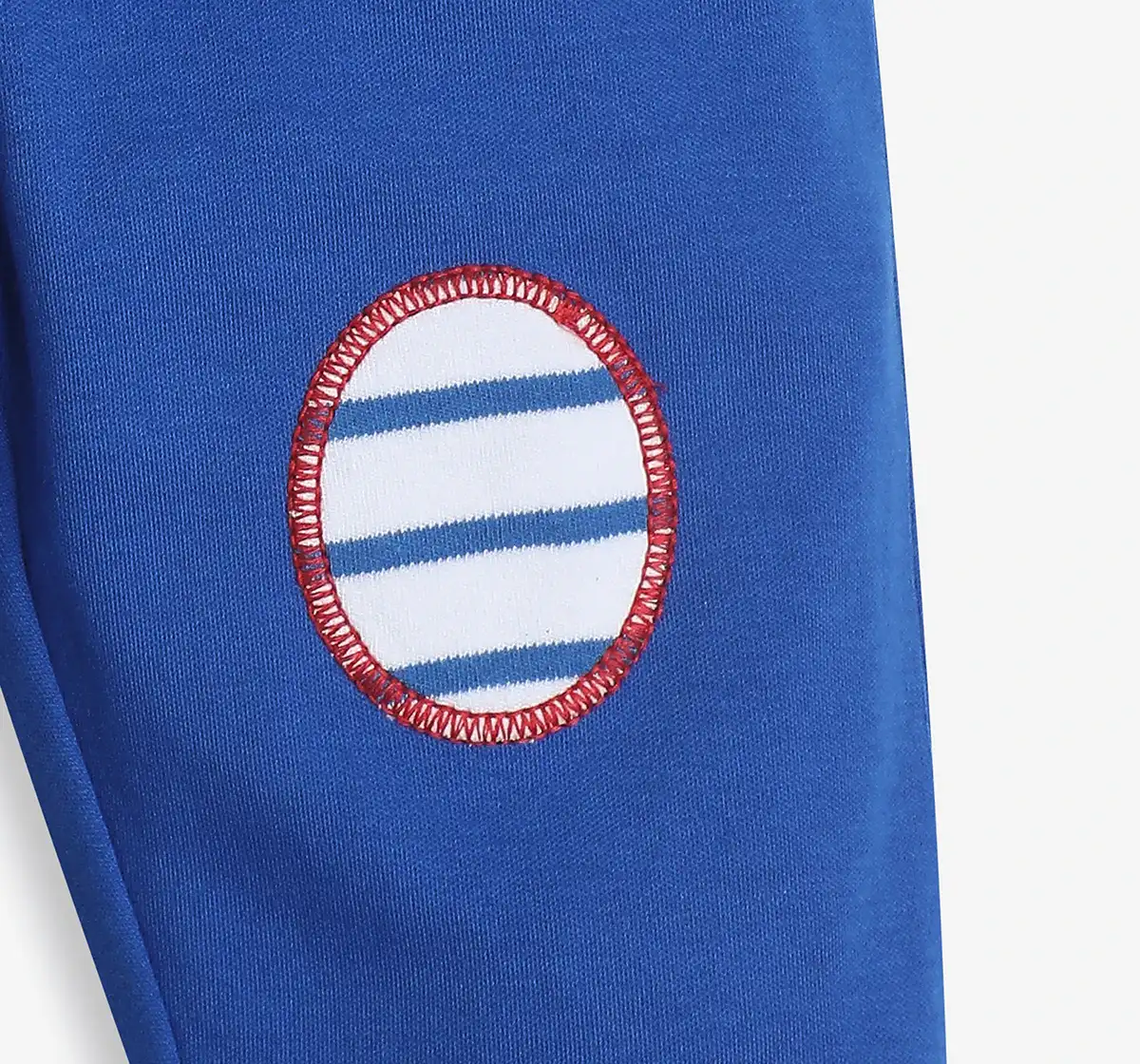 Infant Boys Applique Joggers- Blue