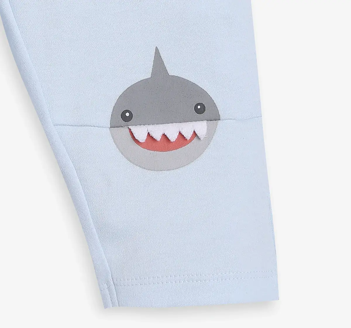 Infant Boys Printed Joggers - Light Blue