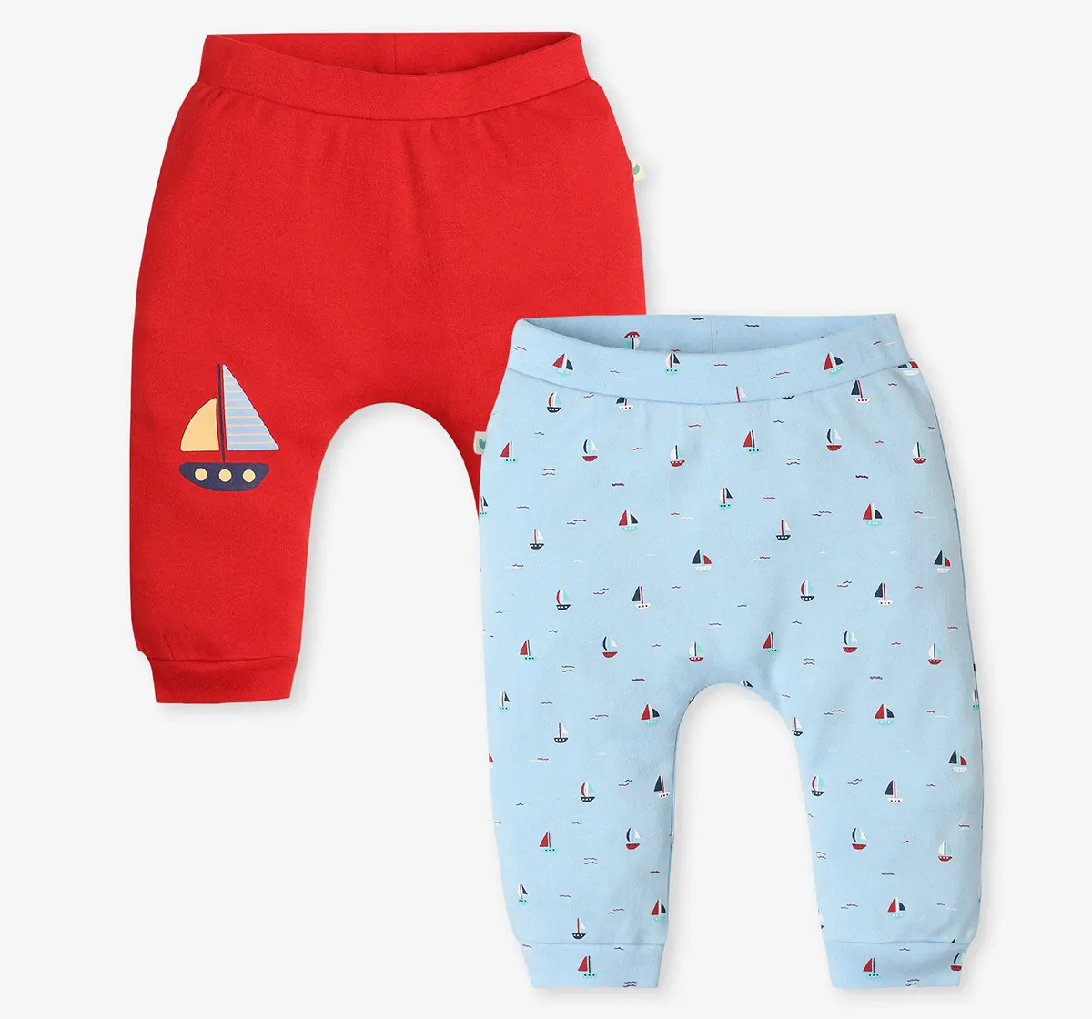 Infants Boys Printed Joggers - Pack Of 2