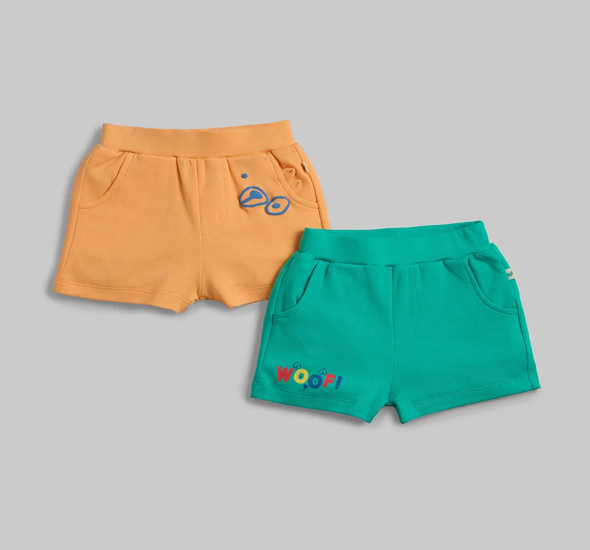 Infants Boys Printed Shorts - Pack Of 2