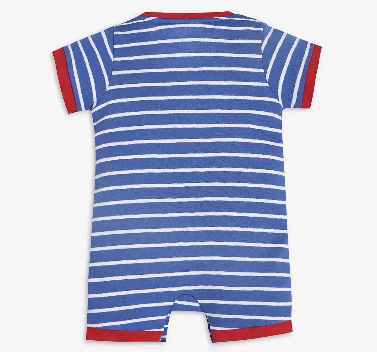 Infant Boys Striped Romper - Blue