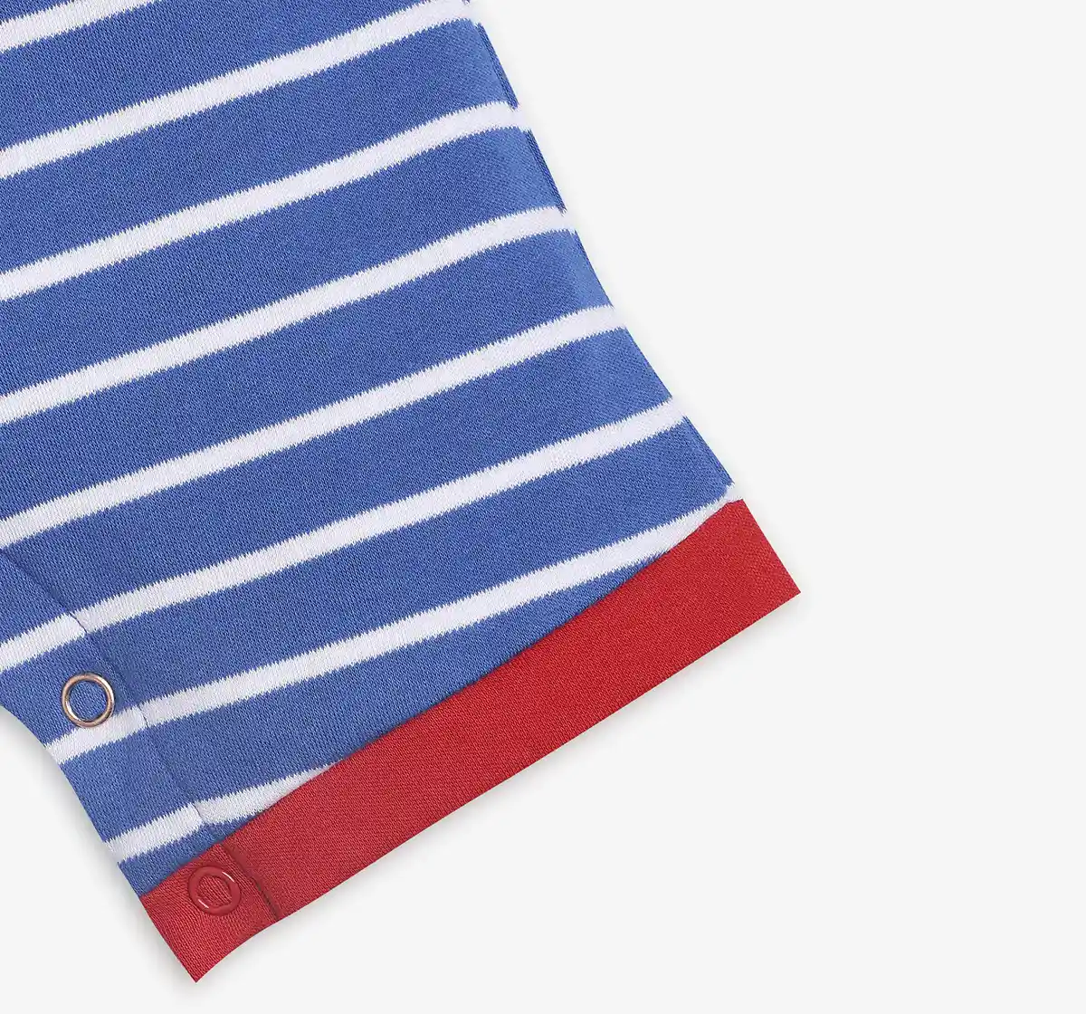 Infant Boys Striped Romper - Blue