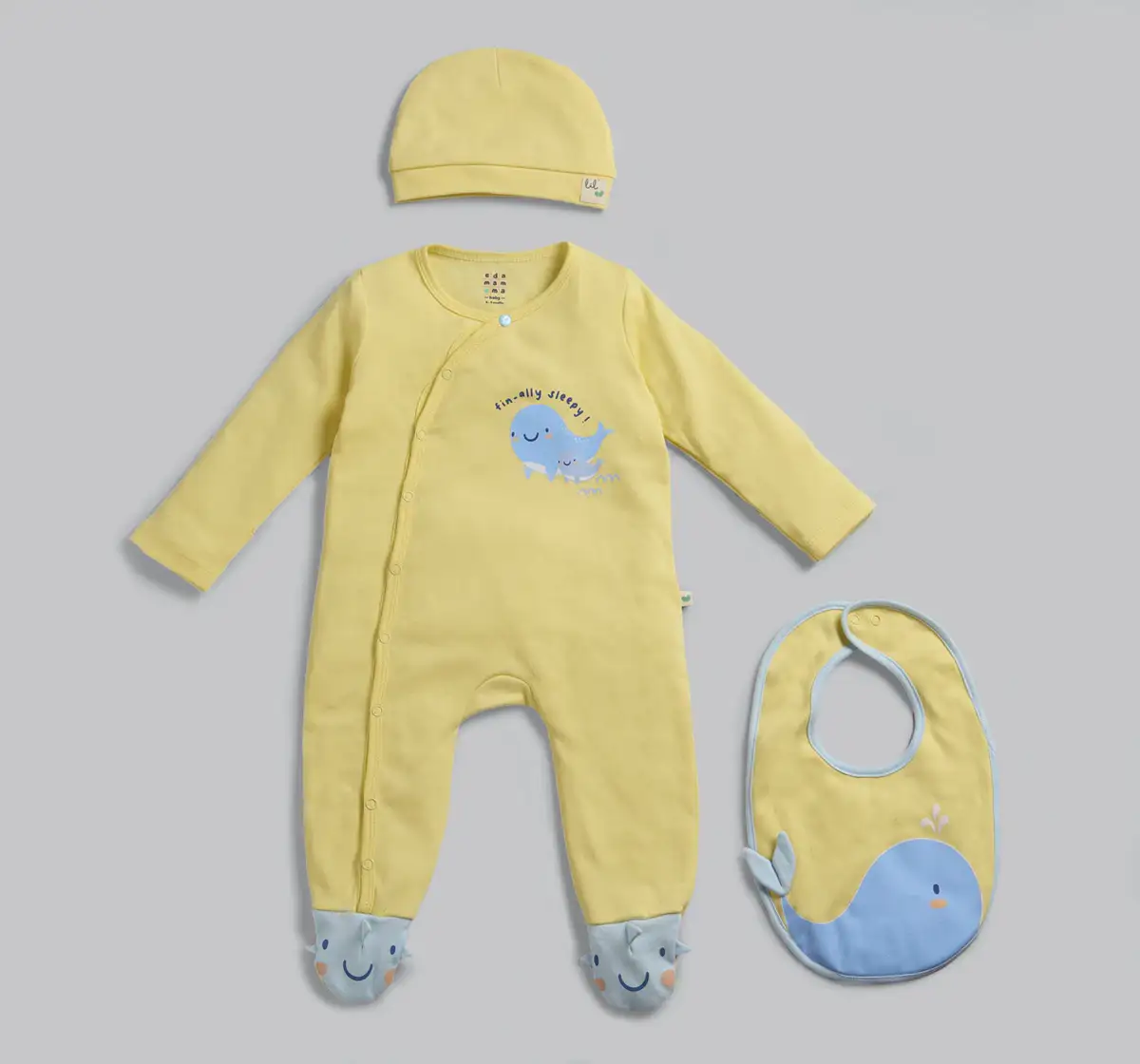 Infants Boys Sleepsuit Sets - Yellow