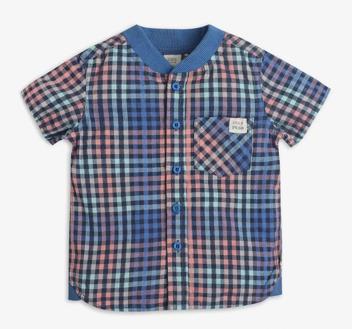 Infant Boys Checkered Shirt - Multicolor