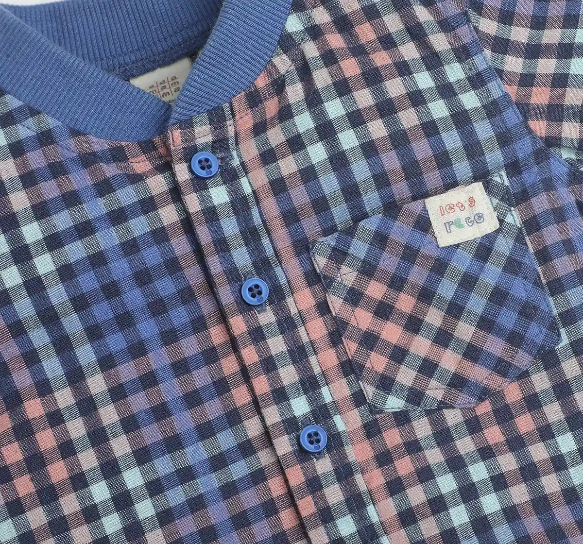 Infant Boys Checkered Shirt - Multicolor