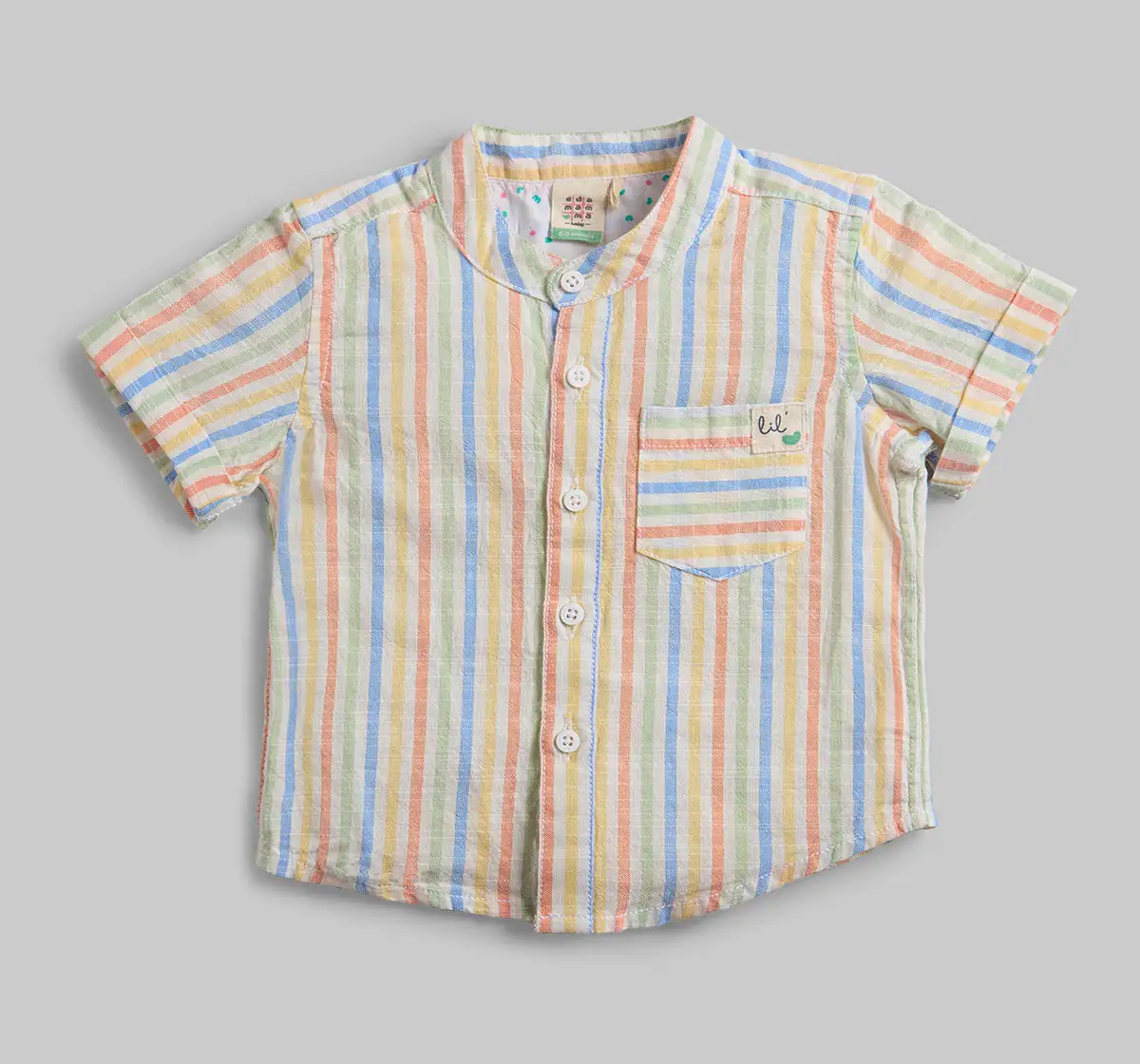 Infant Boys Striped Shirt - Multi