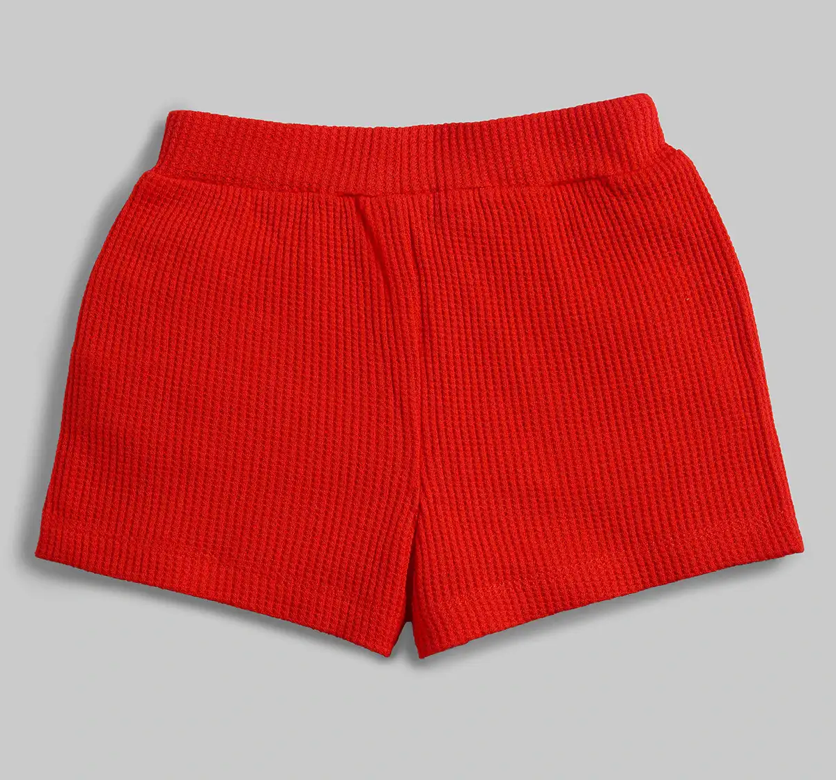 Infant Boys Applique Embroidered Shorts - Red