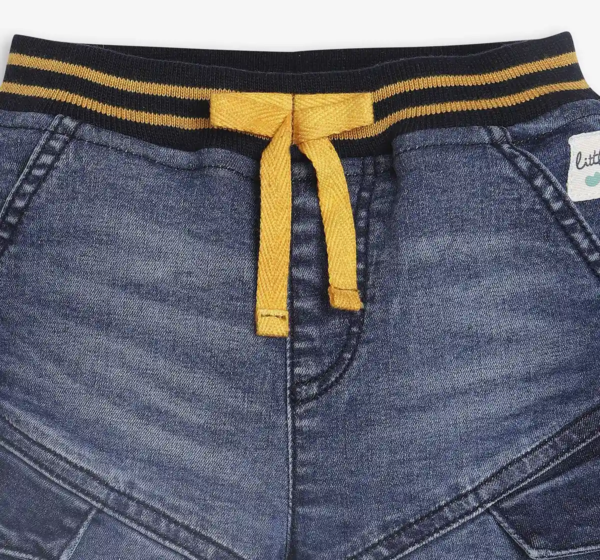 Infant Boys Denim Shorts - Blue