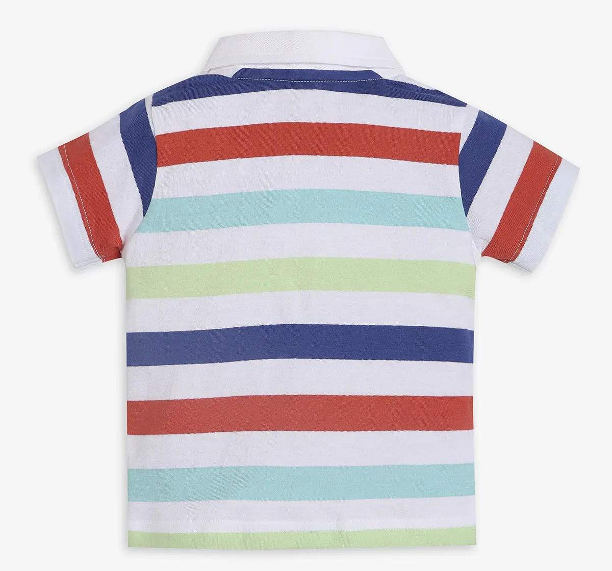Infant Boys Stripe Polo Tee - Multicolor