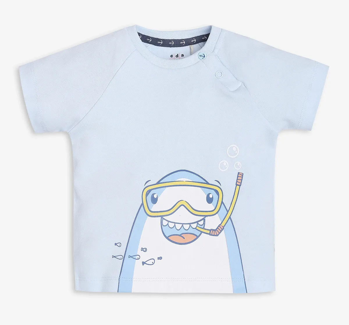 Infants Boys Printed Tshirt - Light Blue