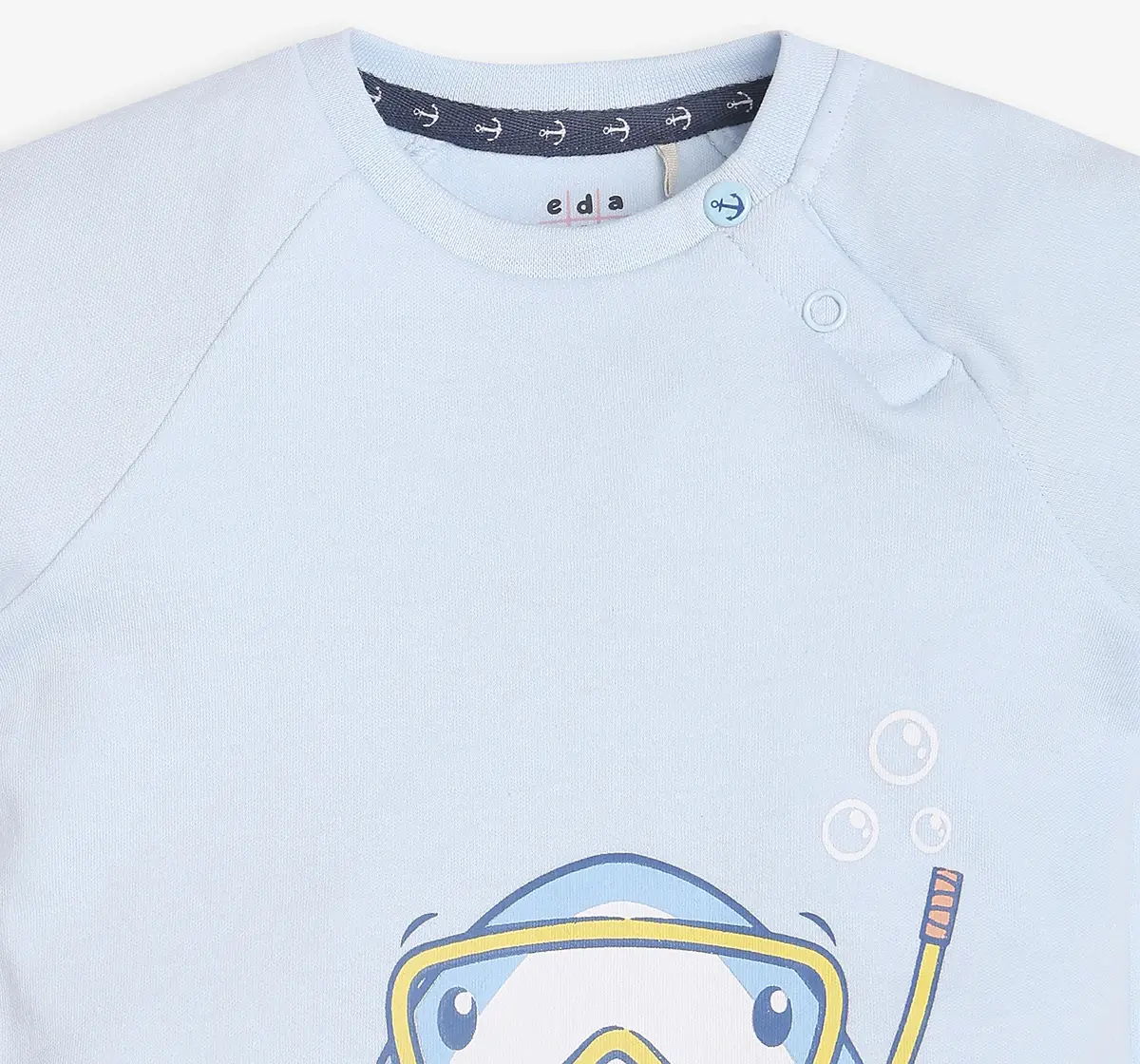 Infants Boys Printed Tshirt - Light Blue