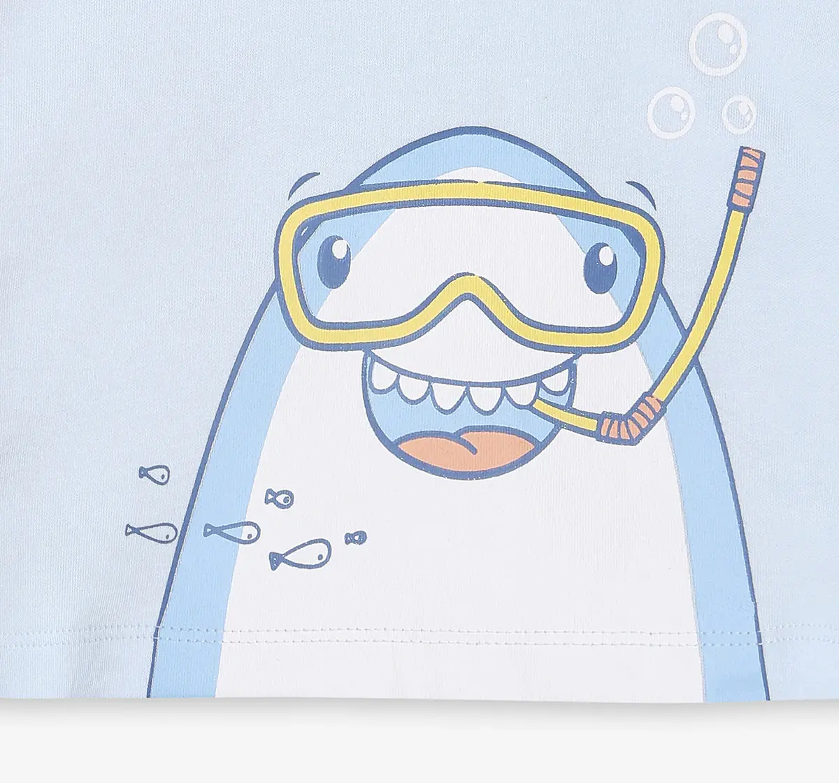 Infants Boys Printed Tshirt - Light Blue