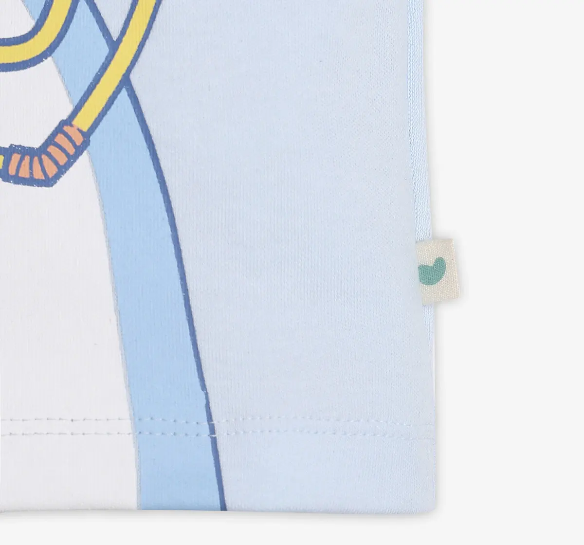 Infants Boys Printed Tshirt - Light Blue