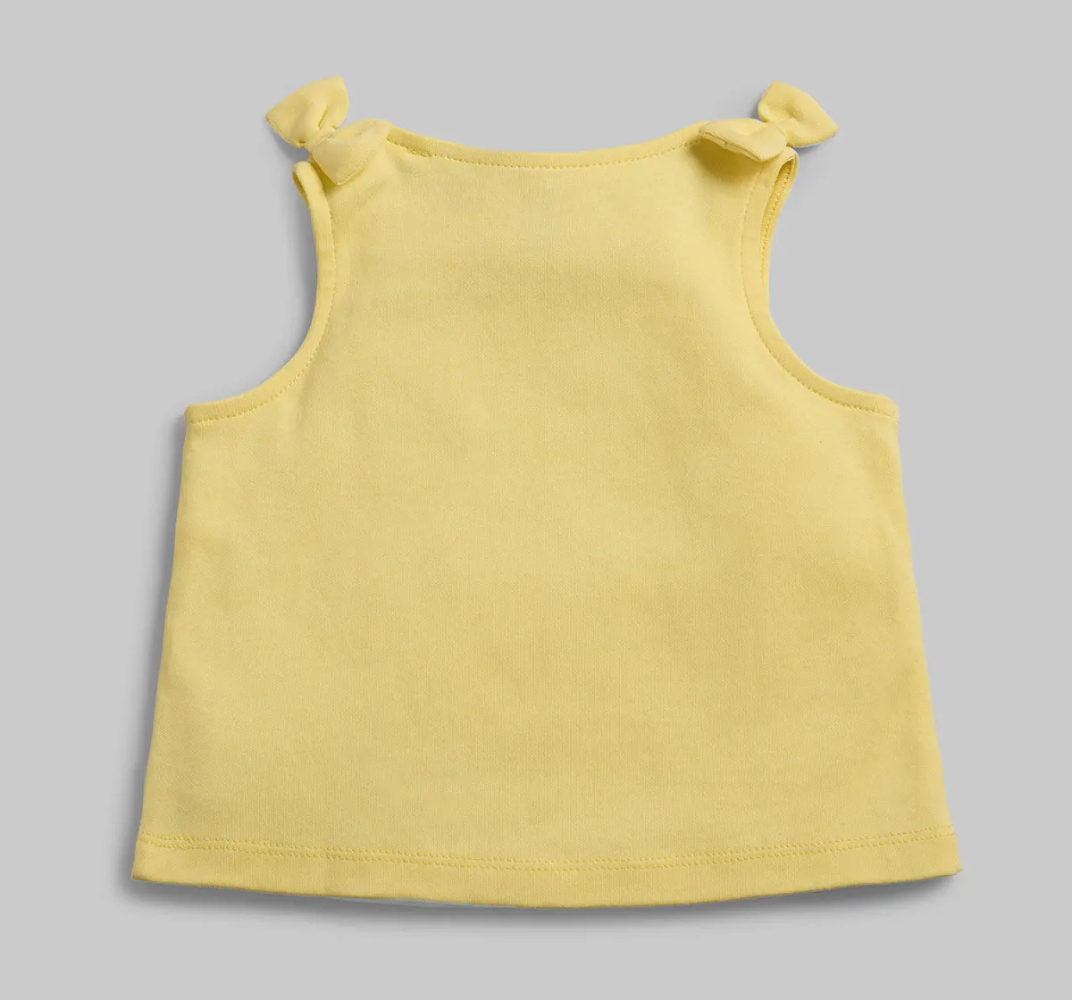 Infant Girls Applique printed Co-Ord Set - Yellow & Pink