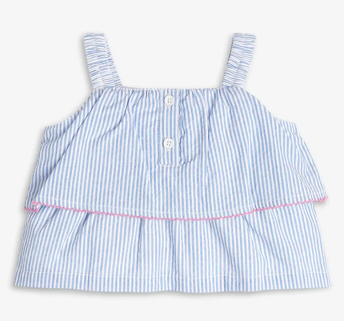 Infant Girls Stripes Co-Ord Set - Blue