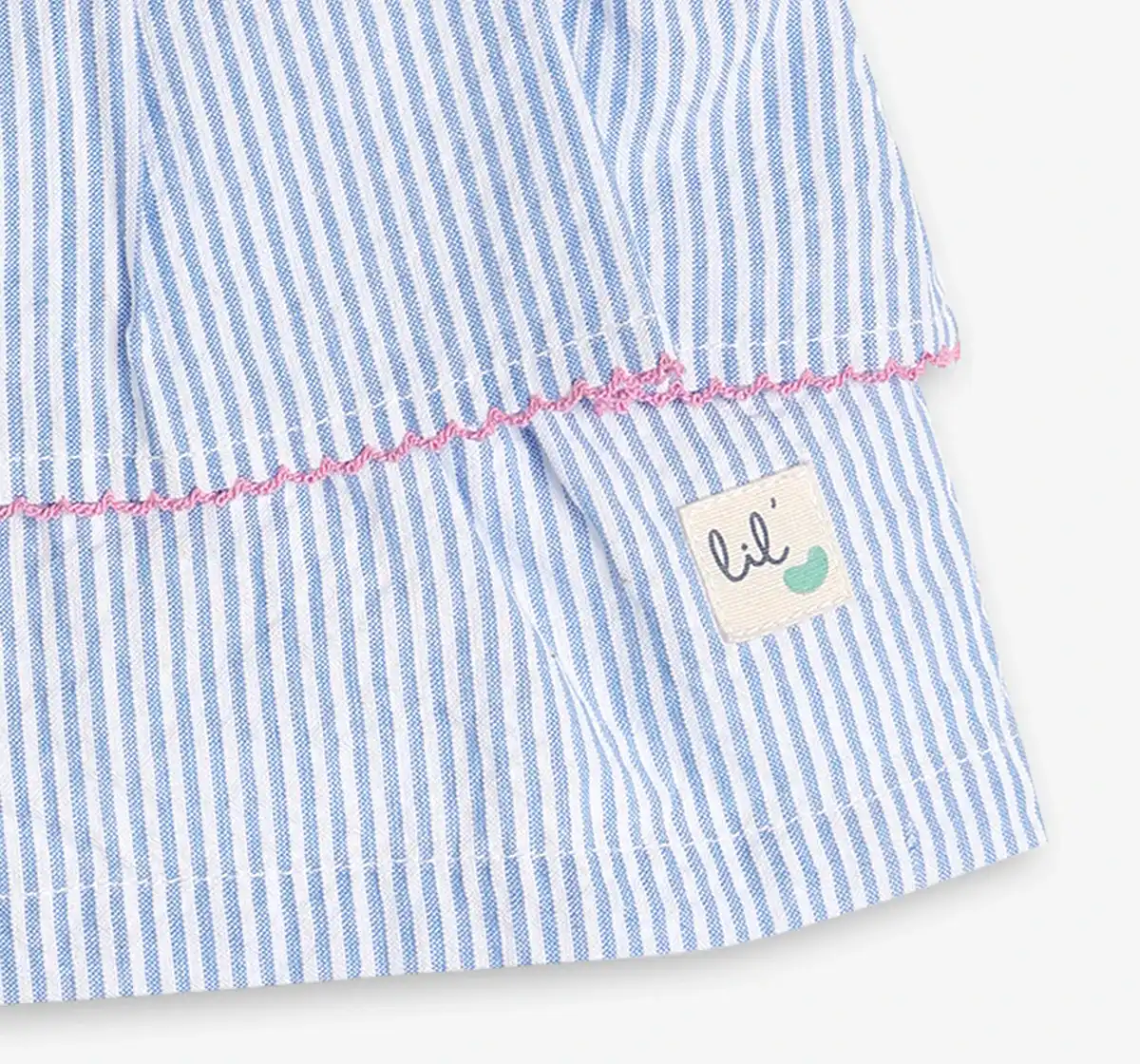 Infant Girls Stripes Co-Ord Set - Blue