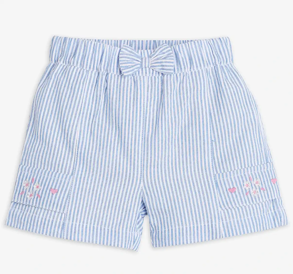Infant Girls Stripes Co-Ord Set - Blue