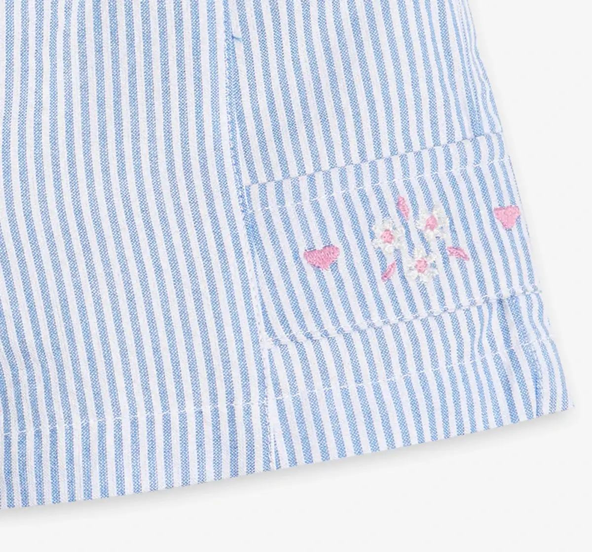 Infant Girls Stripes Co-Ord Set - Blue