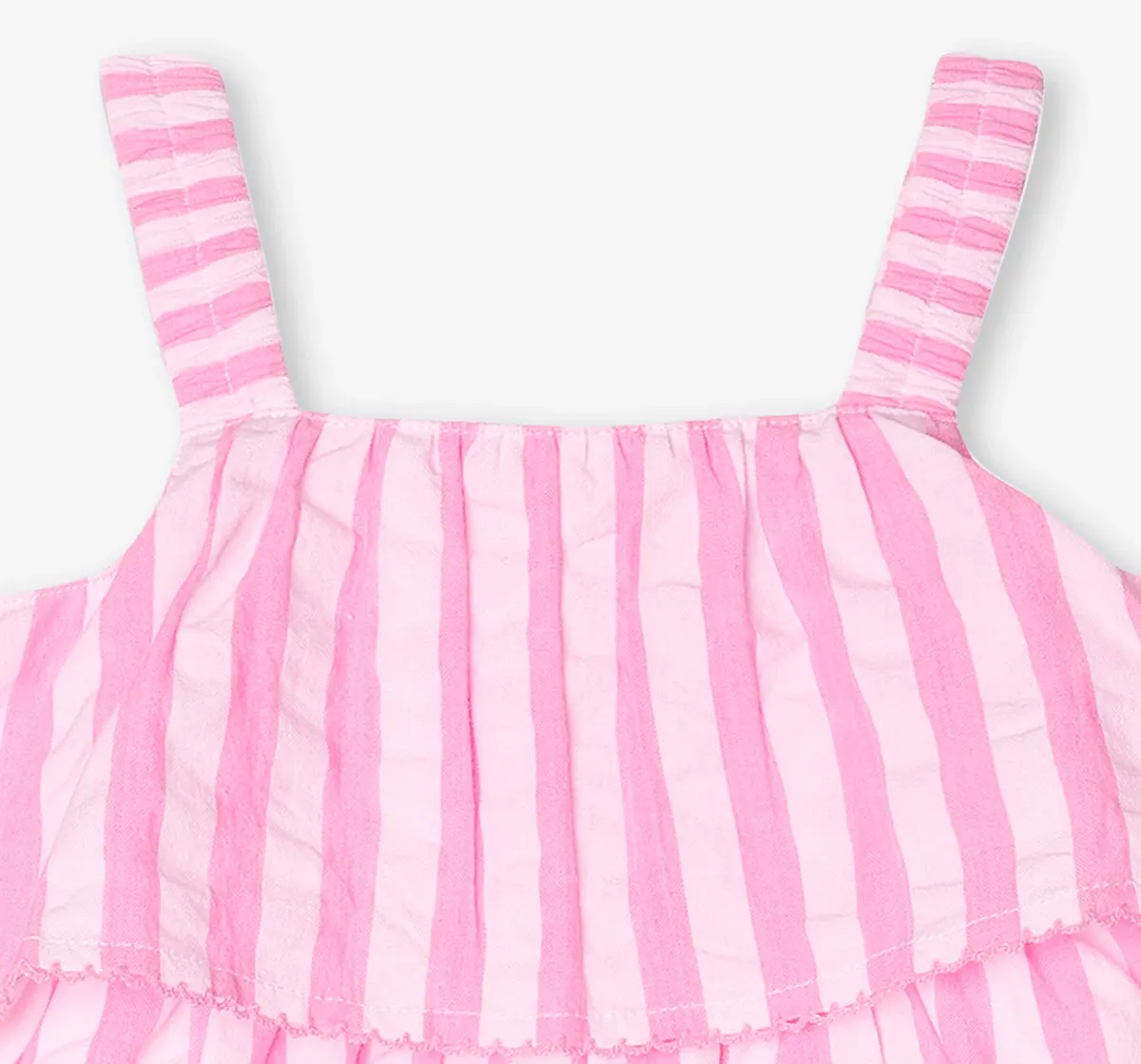 Infant Girls Stripes Co-Ord Set - Pink