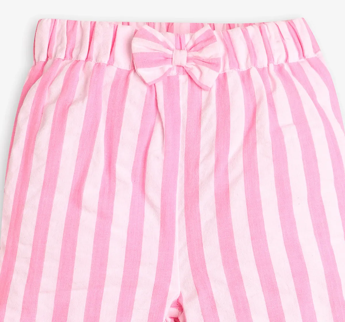 Infant Girls Stripes Co-Ord Set - Pink