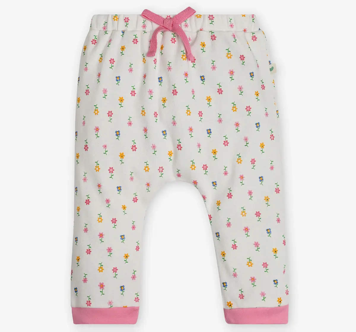 Infants Girls Printed Joggers - Pack Of 2