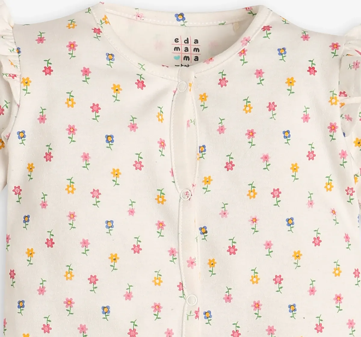 Infants Girls Printed Sleepsuit - Pack Of 2