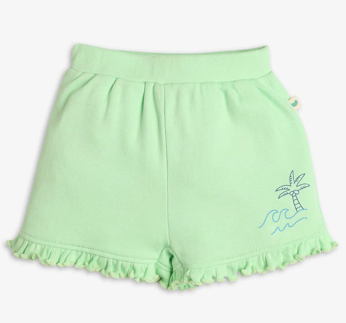 Infants Girls Printed Shorts - Pack Of 2