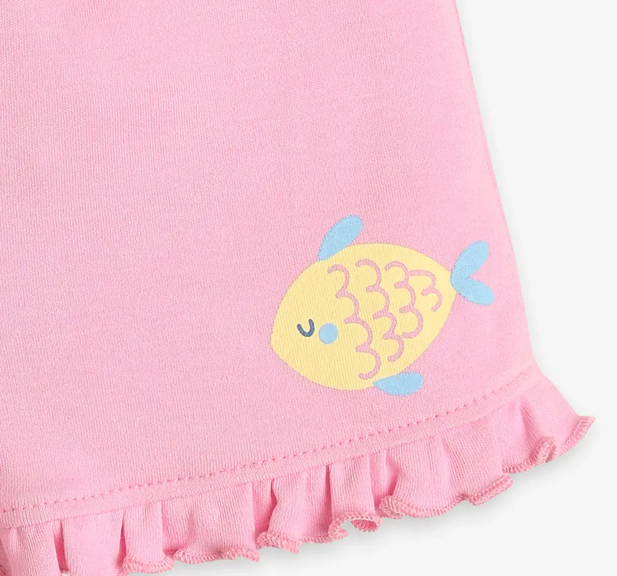 Infants Girls Printed Shorts - Pack Of 2