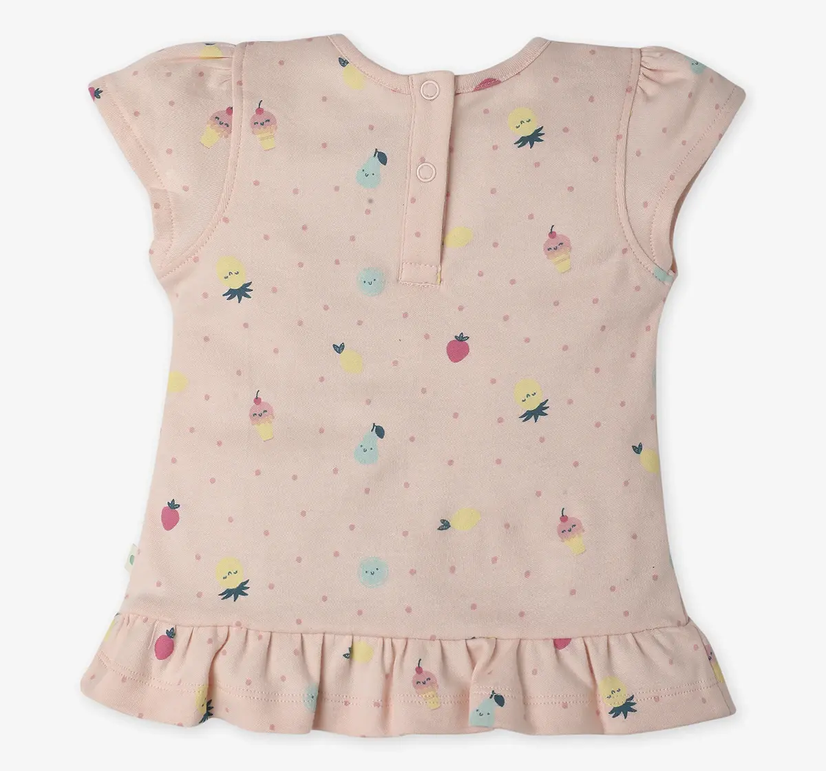 Infants Girls Printed Tshirt - Multicolor