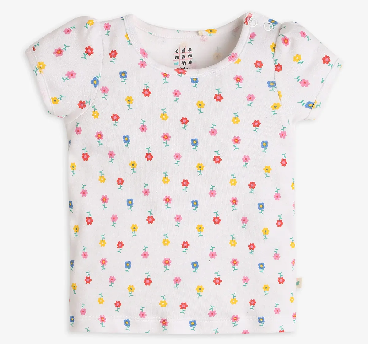 Infant Girls Printed Tshirt - Pack Of 2