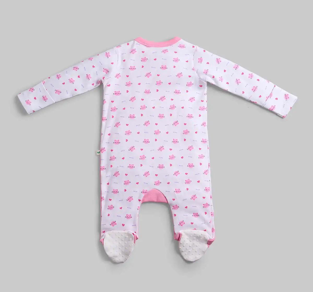 Infants Girls Sleepsuit Sets - White & Pink