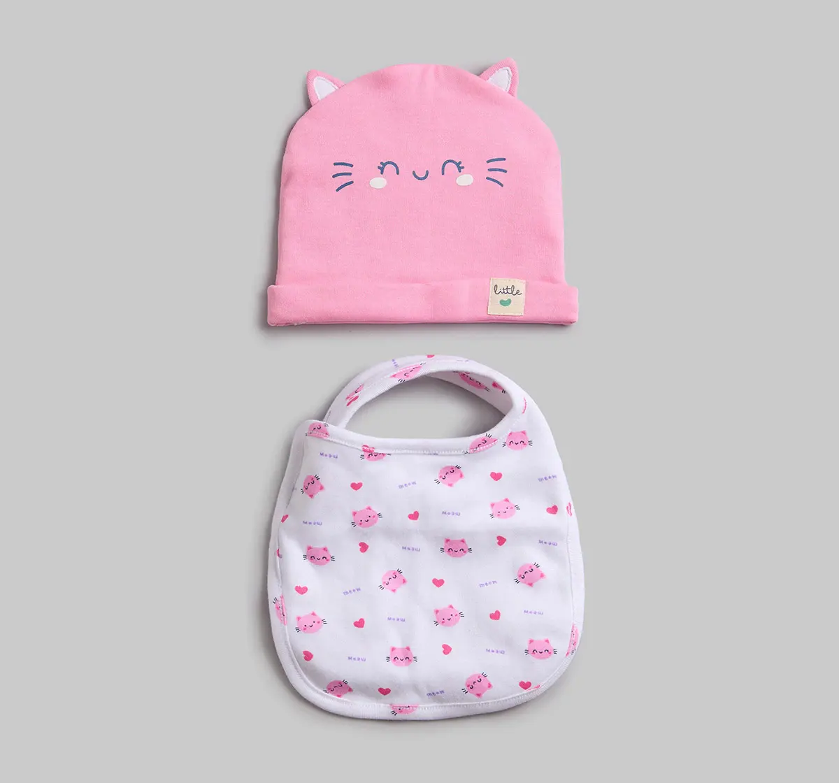 Infants Girls Sleepsuit Sets - White & Pink