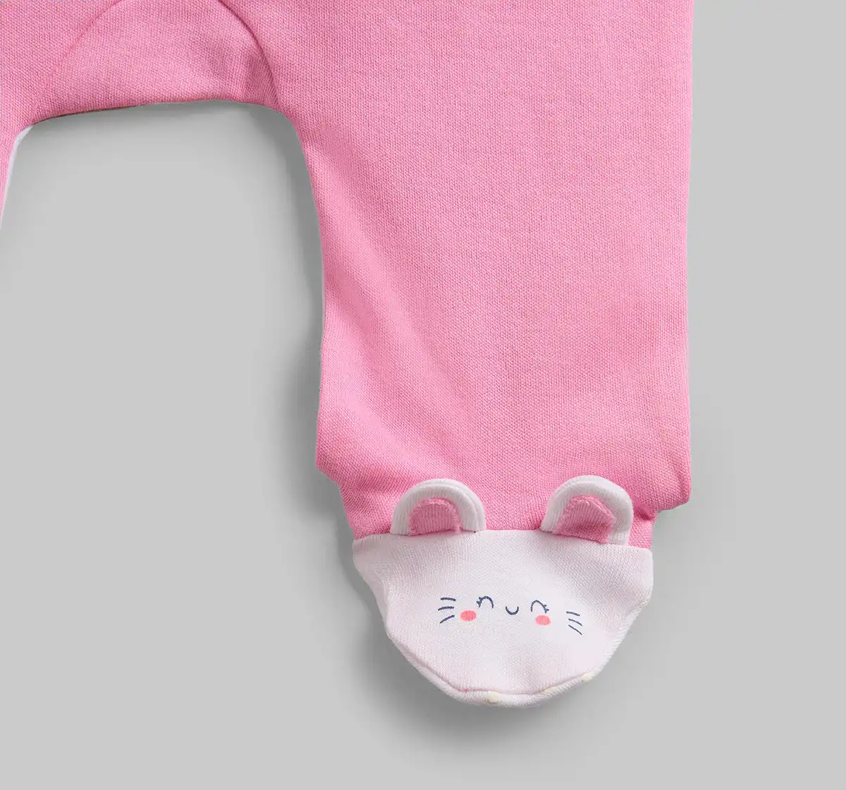 Infants Girls Sleepsuit Sets - White & Pink