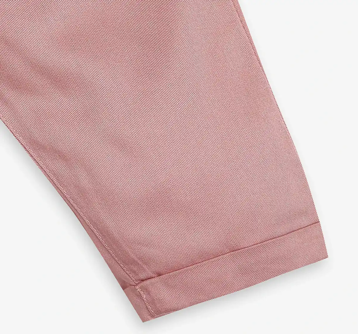 Infants Girls Embroidered Trouser Pant - Coral