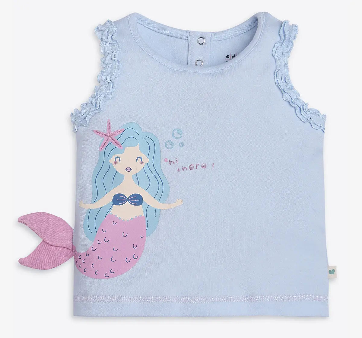 Infant Girls Sleeveless Printed T-Shirt