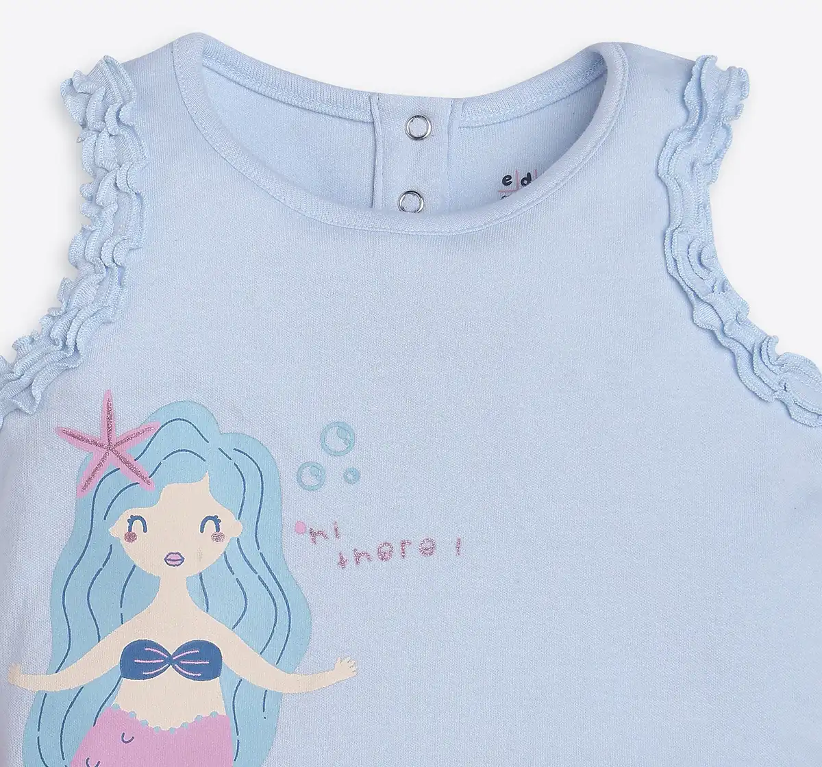 Infant Girls Sleeveless Printed T-Shirt