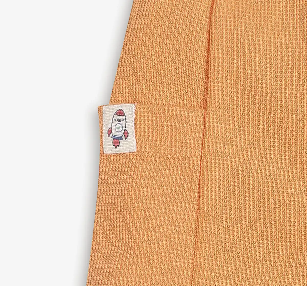 Infant Unisex Embroidered Jogger - Orange