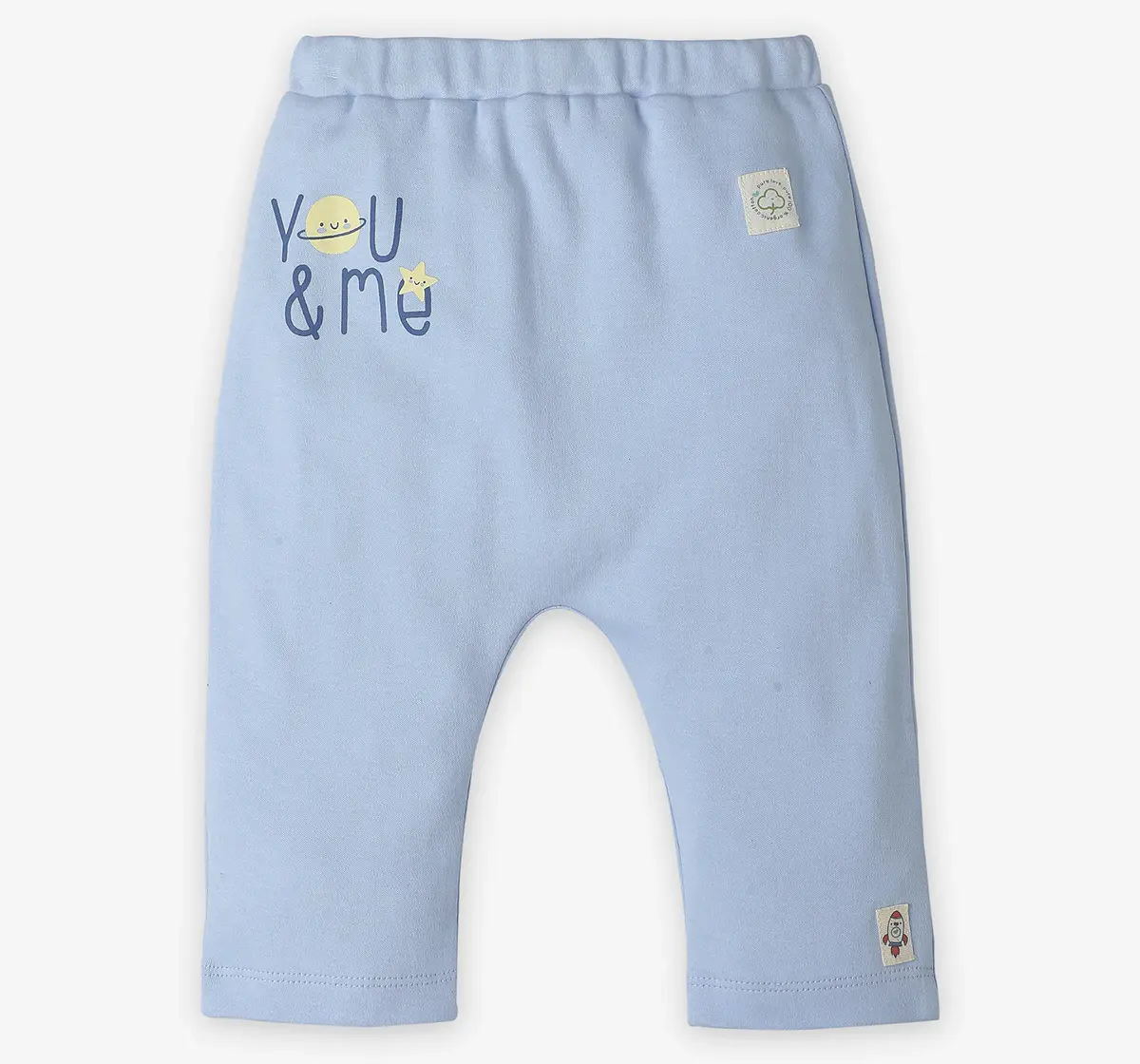 Infants Unisex Printed Joggers - Pack Of 2