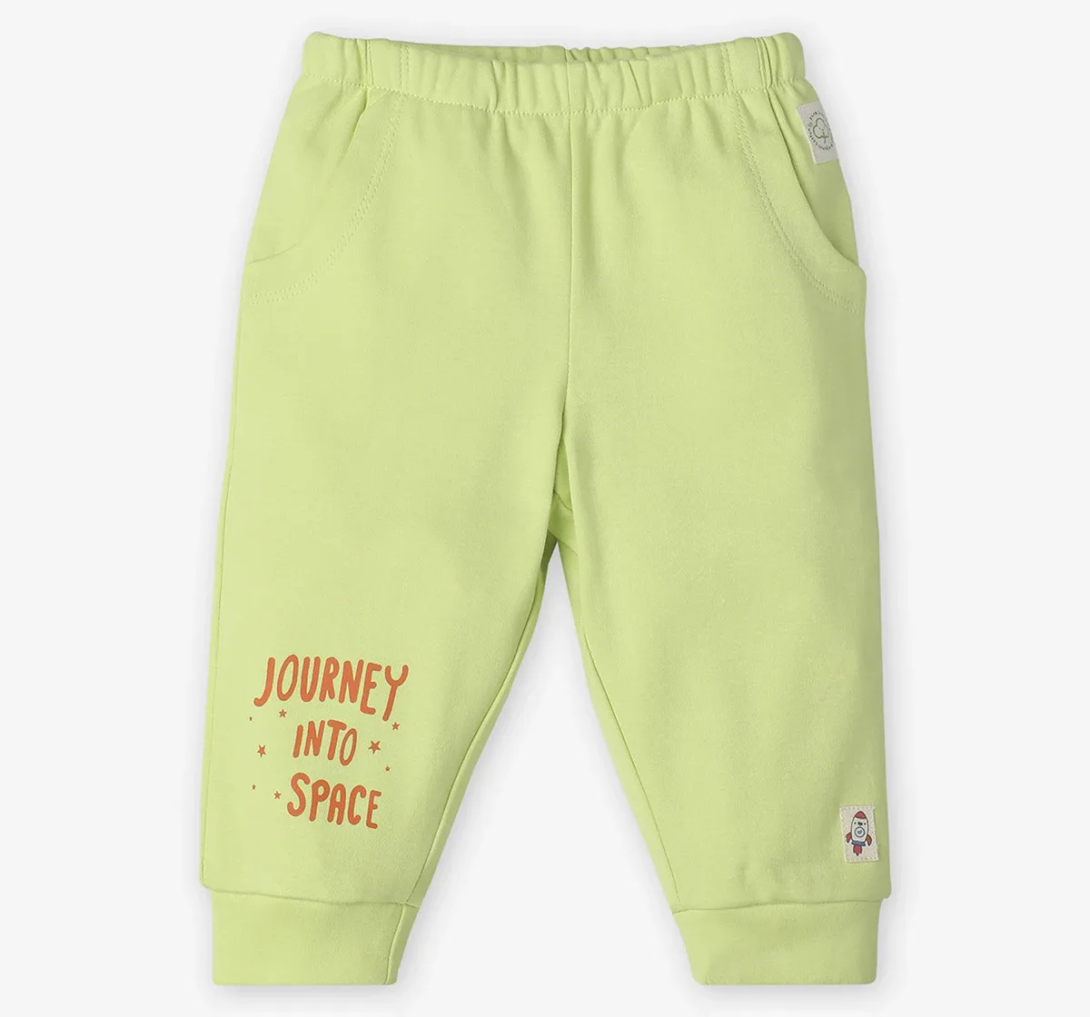 Infants Unisex Striped & Printed Joggers - Pack Of 2