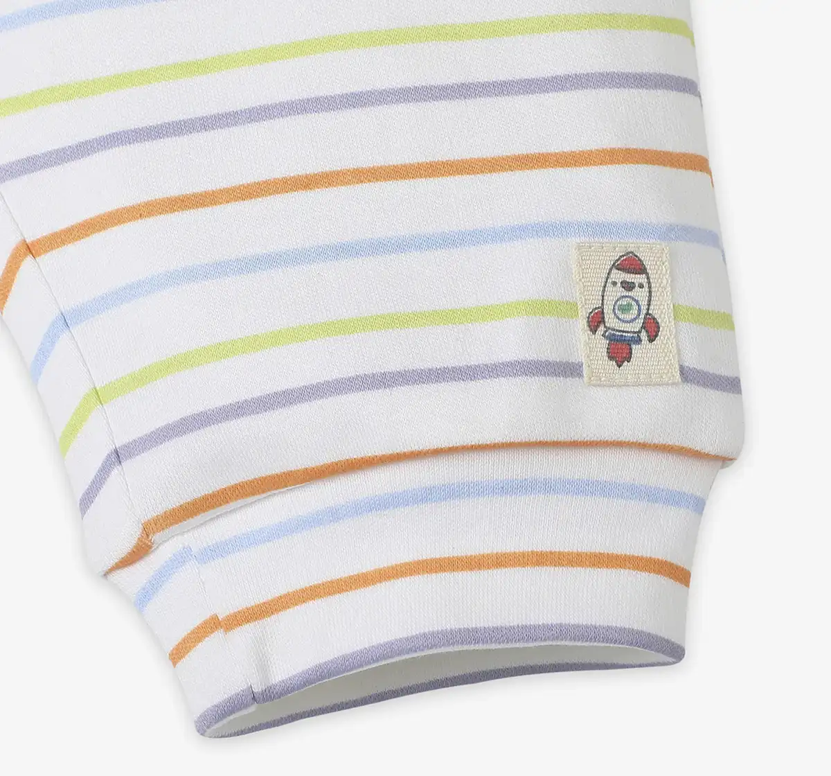 Infants Unisex Striped & Printed Joggers - Pack Of 2