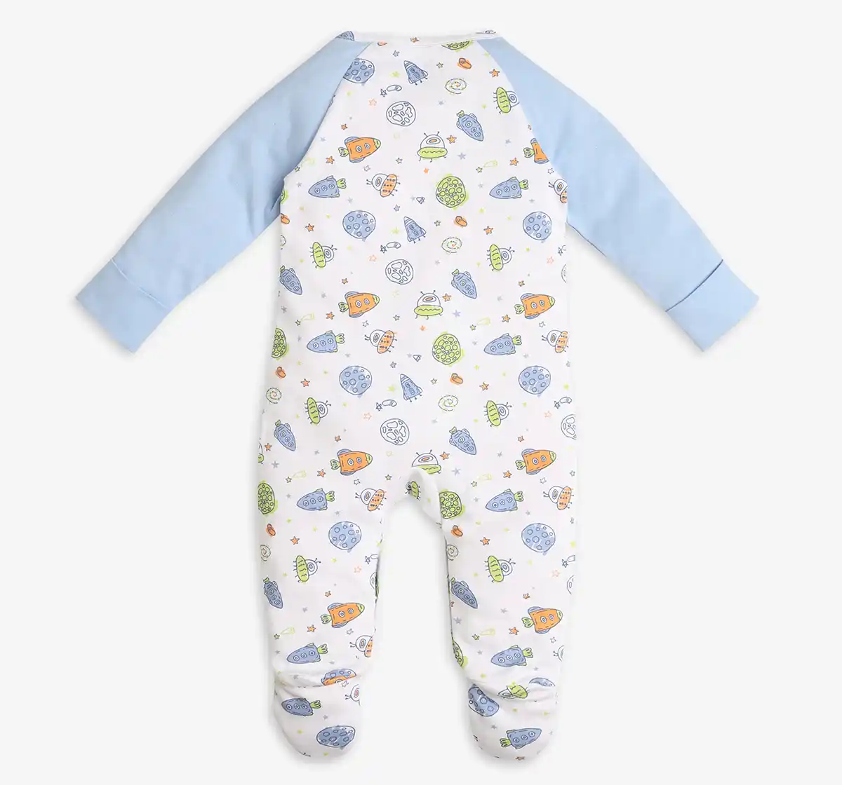 Infants Unisex Printed Sleepsuits - Pack Of 2